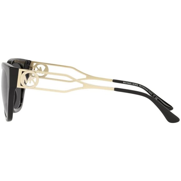 Michael Kors Lake Como Women\'s Black Cat Eye Sunglasses MK2154 300587 54 MSRP199